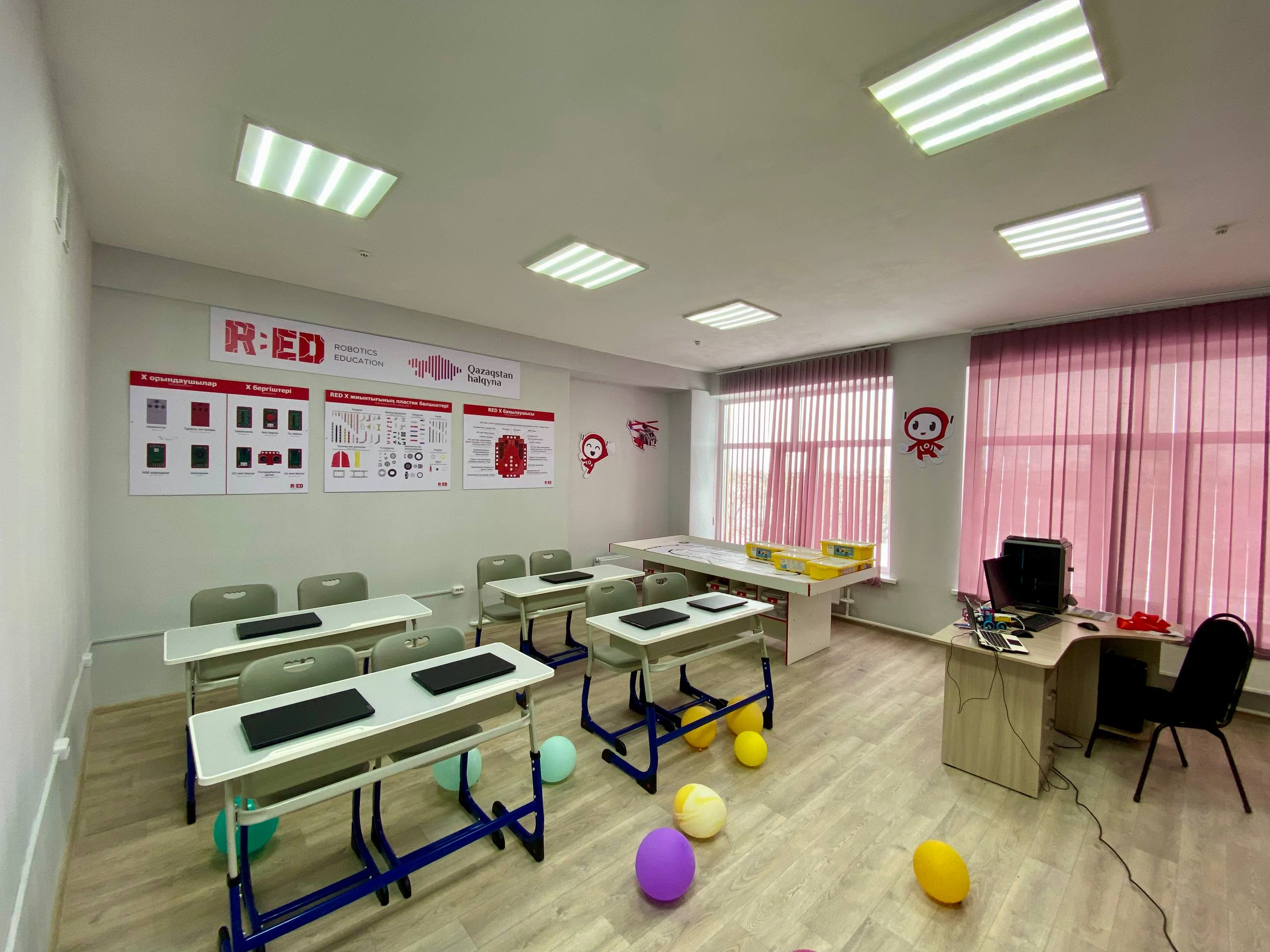 Алтыналмас открыл новый кабинет робототехники в школе посёлка Аксу